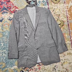 BROOKS BROTHERS Explorer Regent Fit Blazer Mens Size 44L Metal Button Sport Coat